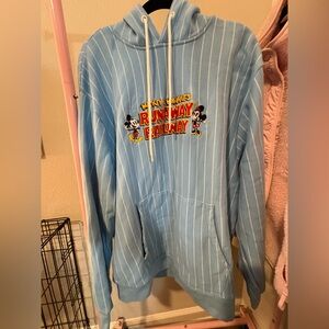 Disney Blue Striped Sweatshirt